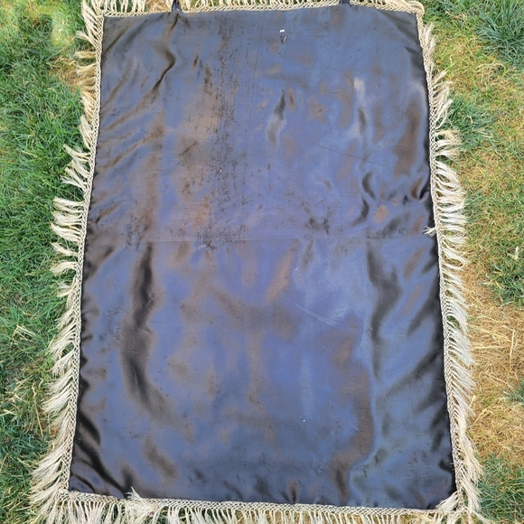 Semi precious stones Carpet Handmade Embroidered Wall Hanging from Hyderabah. - Picture 5 of 10